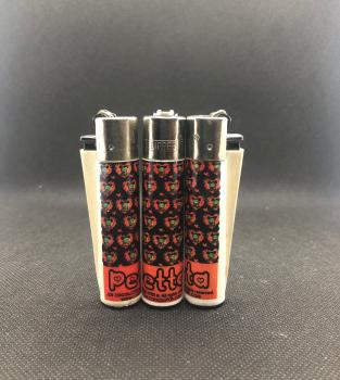 Clipper Feuerzeug Petta Cannabis Love Cogollitos