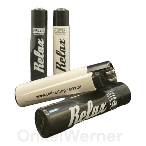 Relax Coffeeshop Amsterdam Clipper Feuerzeuge 2er Set